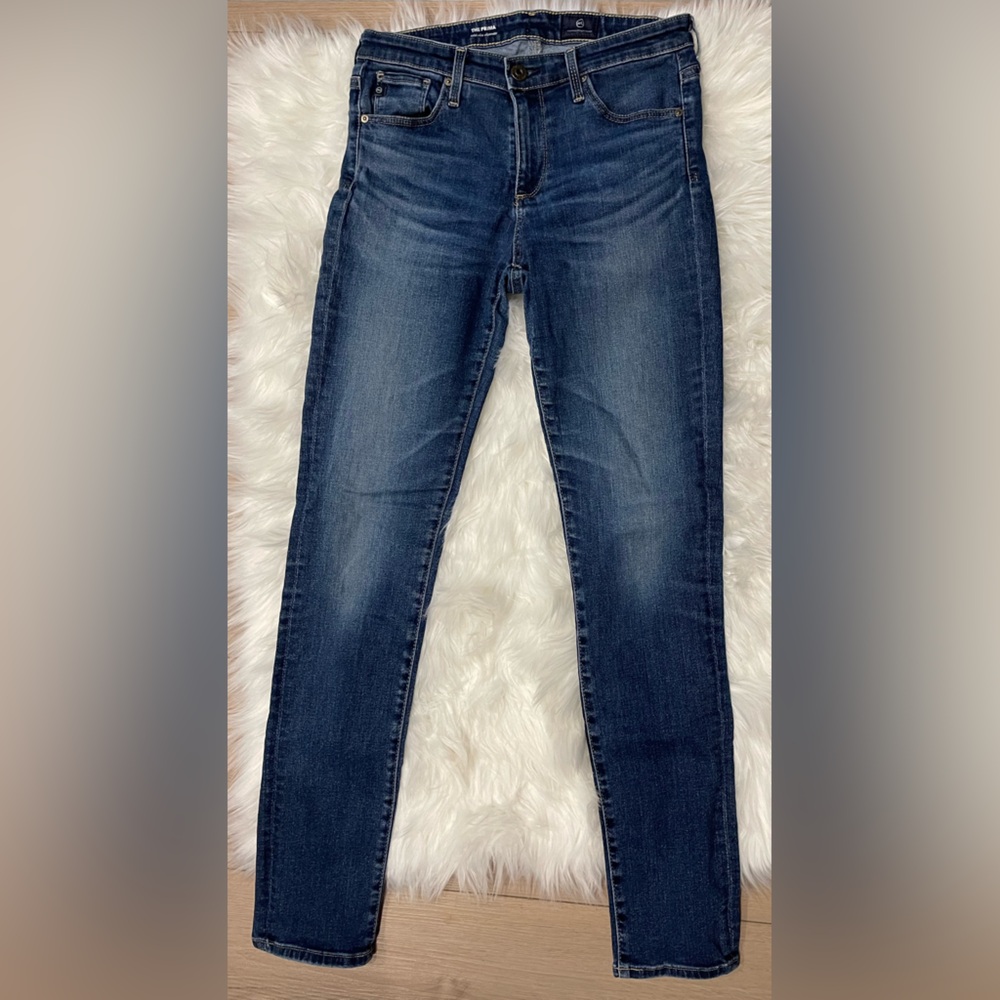 Adriano Goldschmied Prima Mid-Rise Cigarette Blue Jeans. Size 27 R